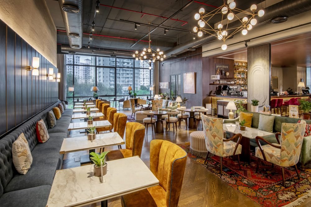 Members' Lounge at The Quorum, Gurugram